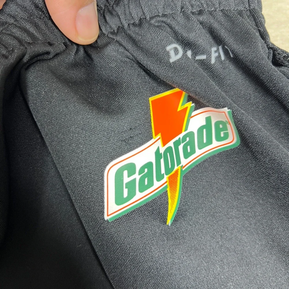 Air Jordan‎ Breathe Like Mike Gatorade Shorts Mens M Black White AJ1648-010